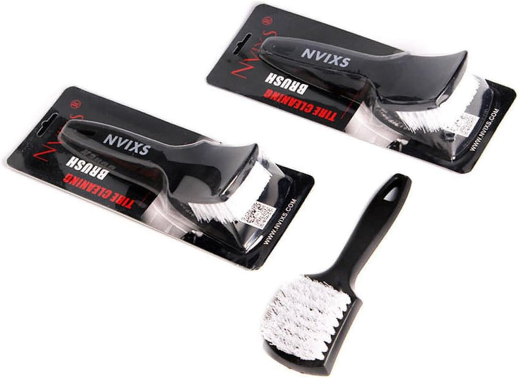 SUPVOX 2-Pack Wheel Cleaning Brush - Versatile Automotive Detail Tool with Strong Bristles for Effortless Dirt and Dust Removal