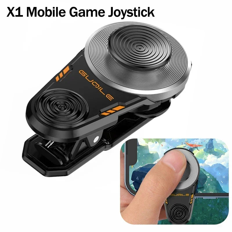 X1 Universal 360-Degree Mobile Phone Joysticks for FPS Gaming on Android and iOS - ABS Gaming Accessories