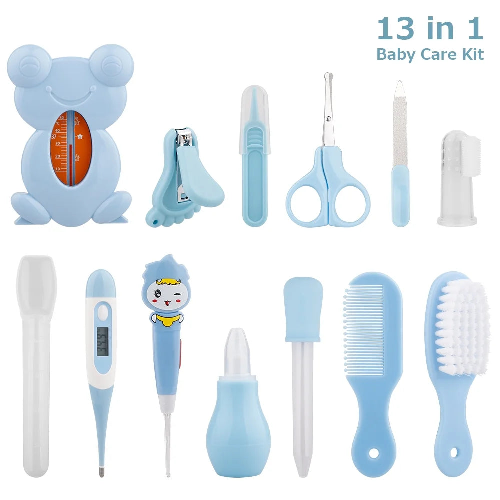 Baby Healthcare Nursery Care Kit Toddler Nail Clippers Medicine Dispenser Infant Comb Brush Baby Registry Gift