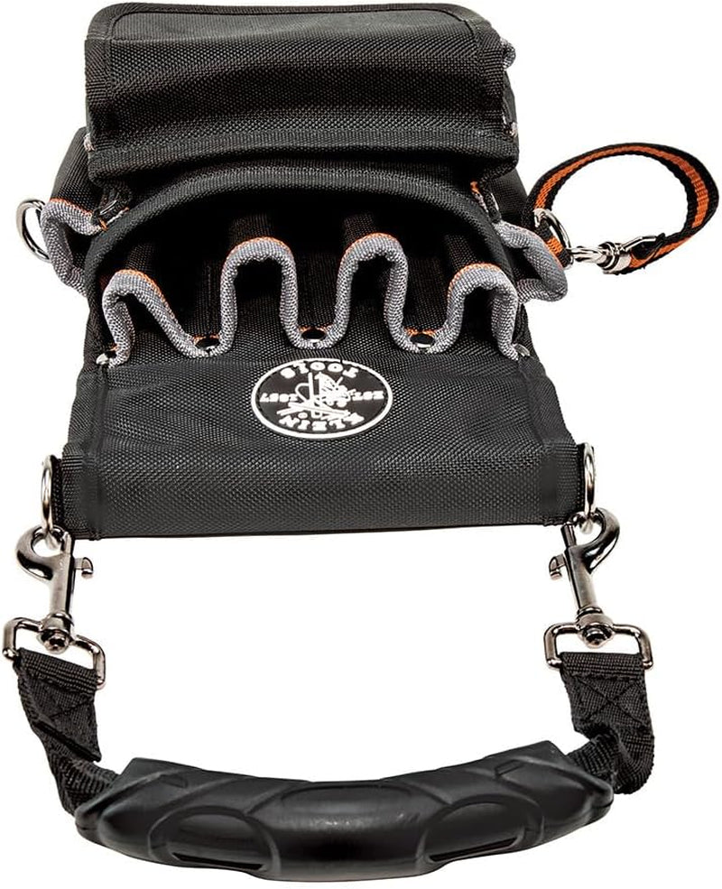 Klein Tools Tradesman Pro Tool Pouch - Durable 9 Pocket Design with Electrical Tape Holder and Reinforced Bottom