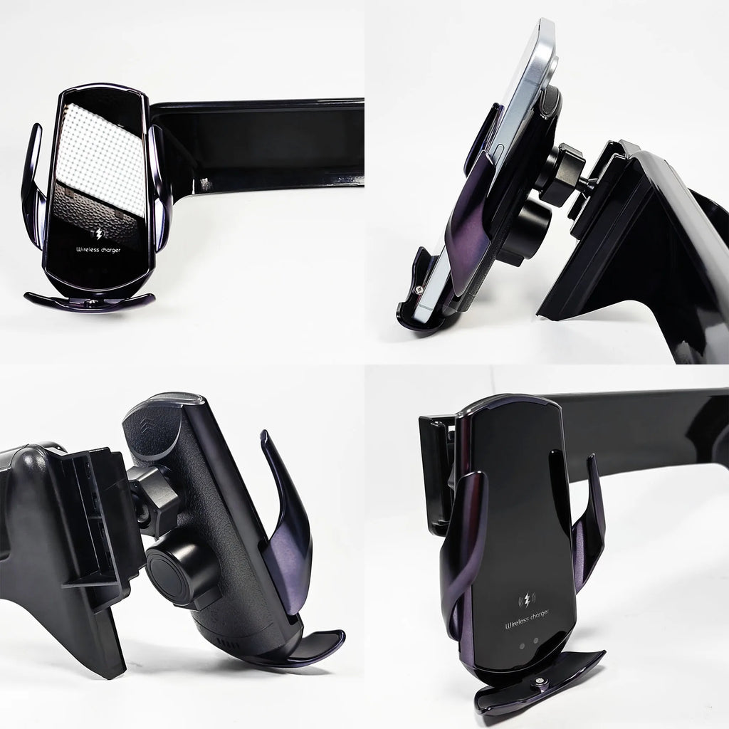 Car Phone Holder for Hyundai Santa Fe MX5 2024 2025 Screen Panel Fixed Base Fast Wireless Charging Phone Mount Car Accessories