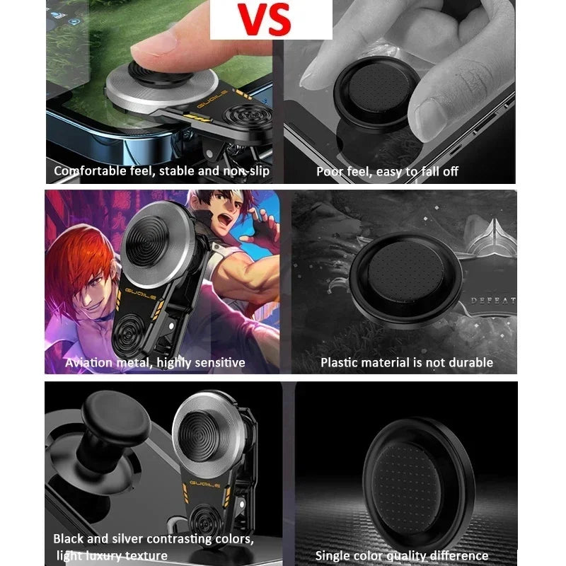 X1 Universal 360-Degree Mobile Phone Joysticks for FPS Gaming on Android and iOS - ABS Gaming Accessories