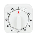 Cooking Tools Countdown Alarm Reminder Kitchen Tools 60 Minutes Kitchen Timer White Square Mechanical Timer