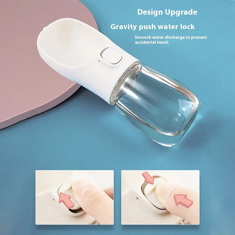 Portable Pet Water Bottle for Dogs and Cats - Travel-Friendly Outdoor Drinking Fountain