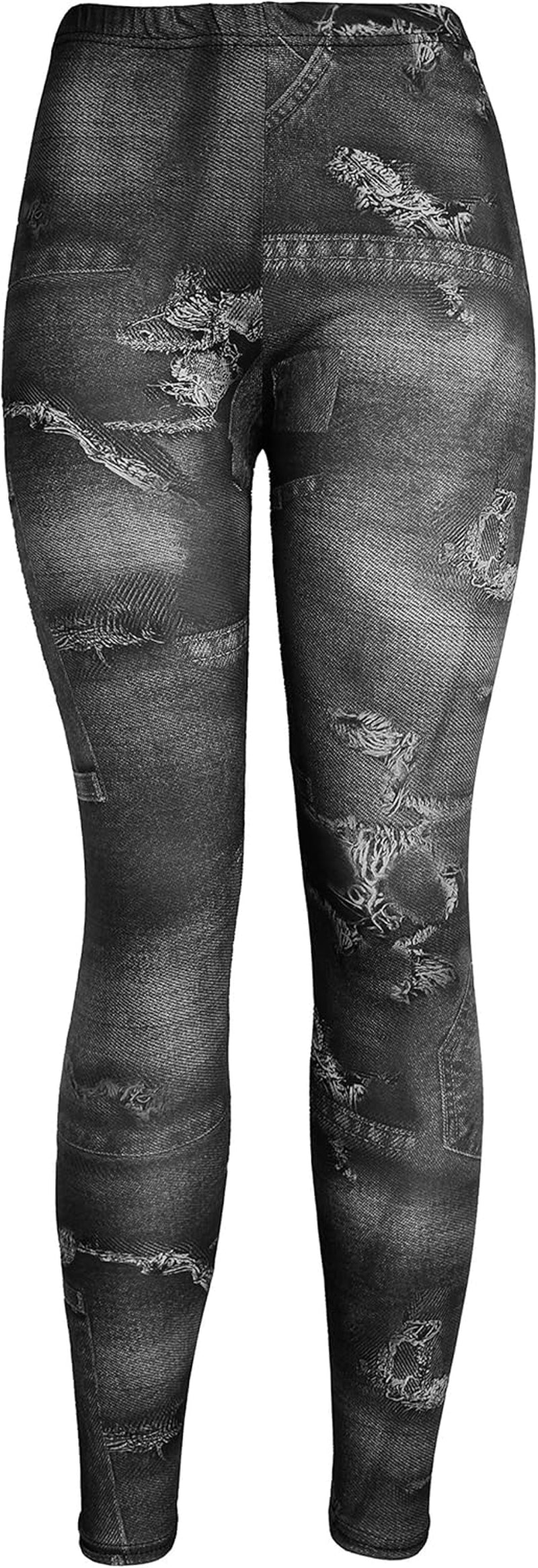 Boutique4Divas Kmystic Women'S Cotton Blend Basic Workout Fun Printed Leggings