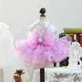 Elegant Princess-Inspired Pet Dress for Small Dogs and Cats - Ideal for Weddings and Special Occasions