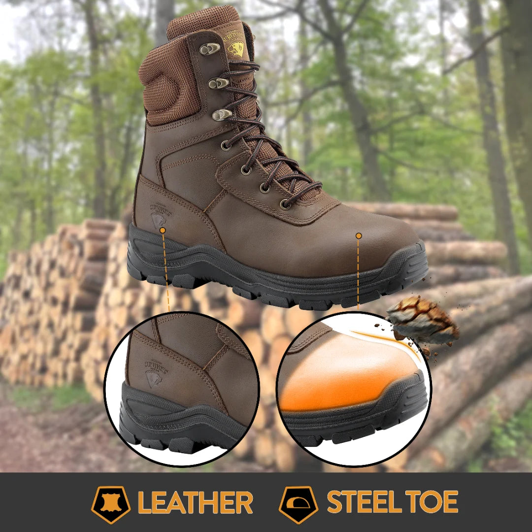 Men'S Jason III 8" Steel Toe Work Boot