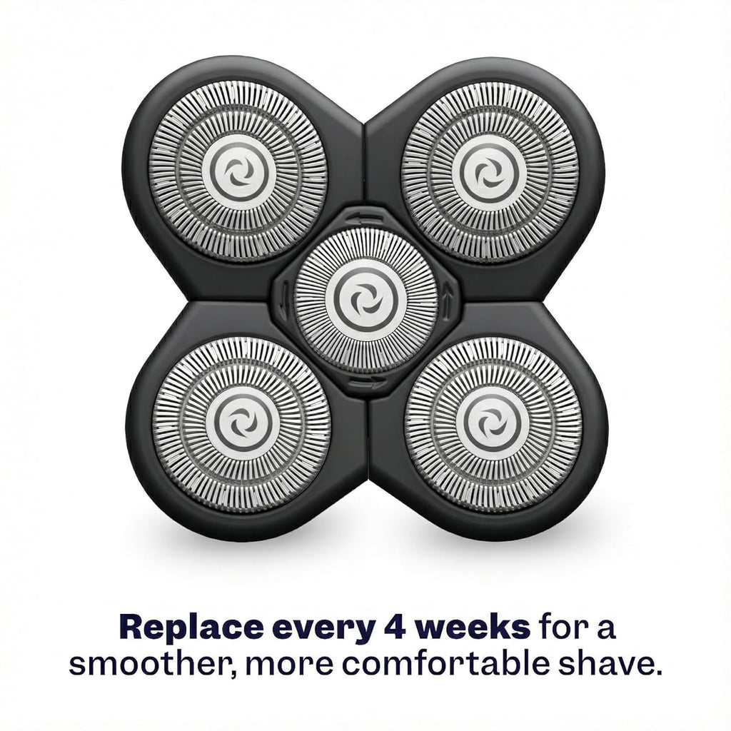 Freebird Flexseries Official Blade 1 Pack Refills - No Irritation, Razor Bumps or Ingrown Hairs, Ultra-Sharp, Durable, Scalpsafe Design, Quicksnap Install, Compatible with Flexseries