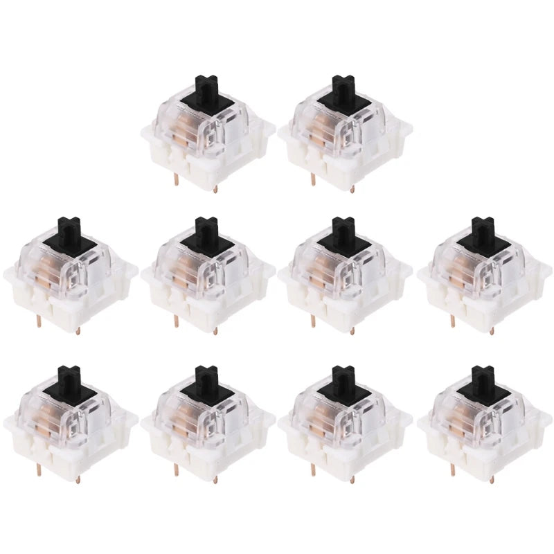 10 Pieces Keyboard Replacement Parts Compatible for Cherry MX Gateron Mechanical Keyboard LED Switches 3Pin Durable