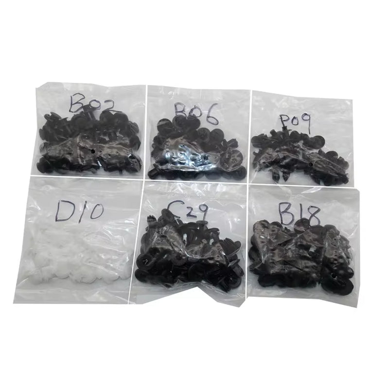 180Pcs Auto Fastener Clips & Push Retainer Pin Rivet Kit - Essential Car Accessories for Honda Civic, Accord, CR-V and More!
