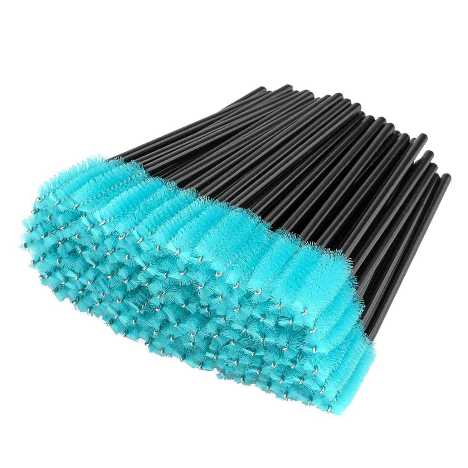 G2PLUS 100PCS Disposable Eyelash Brushes - Premium Rose Mascara Wands for Perfect Eyelash Extensions and Eyebrow Application