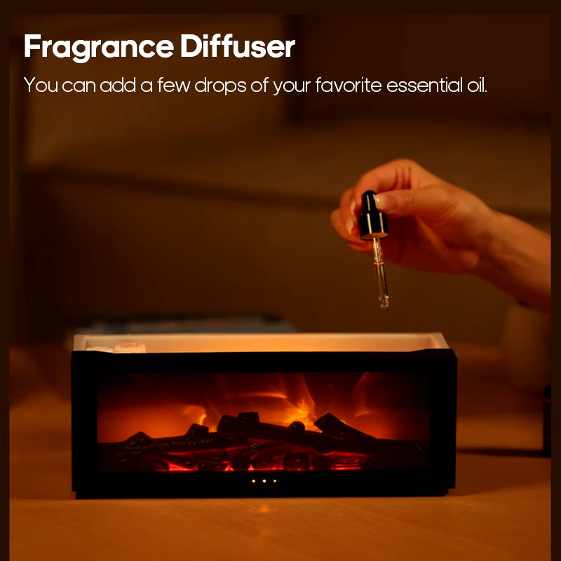 Elegant Waterless Essential Oil Diffuser & Humidifier with LED Light and Remote Control - Perfect Home Gift!