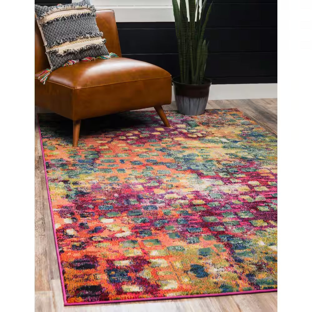 Jardin Ivy Multi 5' 0 X 8' 0 Area Rug