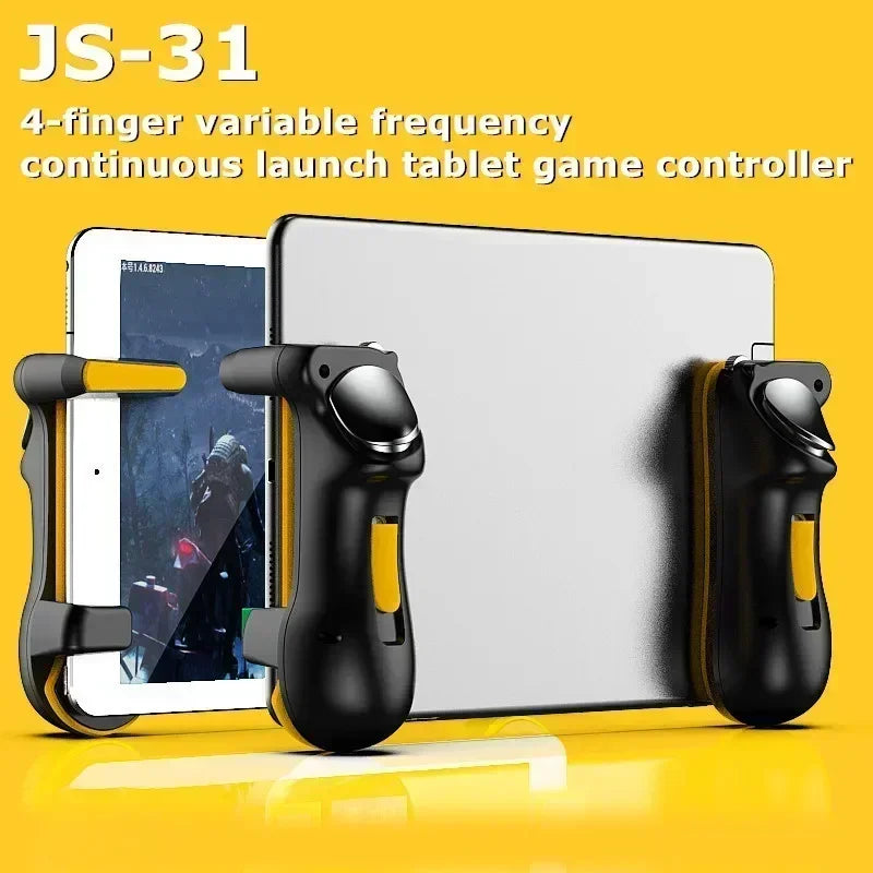 JS31 Universal Gaming Accessories L1 R1 Gamepad Joystick Controller for PUBG and FPS Games for iPad, iOS, and Android Tablets