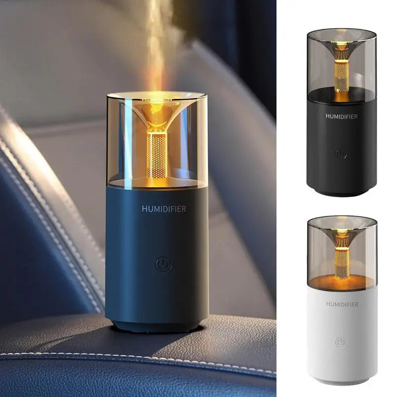 Portable USB Car Aromatherapy Humidifier & Diffuser - Mini Air Humidifier for Office & Car