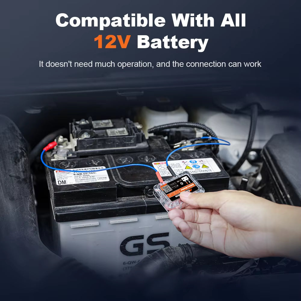 ANCEL BM200 12V Battery Monitor Wireless Bluetooth Car Battery Health APP Monitoring Battery Tester Tools for Android IOS