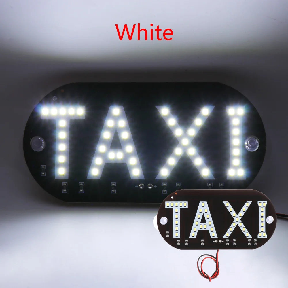 LED Taxi Light With/Without Switch 45SMD 2835 Car Signal Lamp Cab Indicator Light Panel Signal Beacon Windscreen Car Accessory