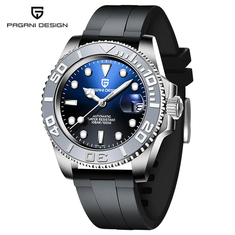 PAGANI DESIGN Top Brand Sports Men Mechanical Wristwatch Sapphire Luxury Automatic Watch Men'S Stainless Steel Waterproof Clock