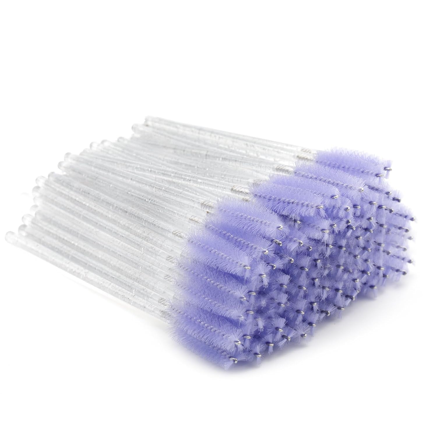 G2PLUS 100PCS Disposable Eyelash Brushes - Premium Rose Mascara Wands for Perfect Eyelash Extensions and Eyebrow Application