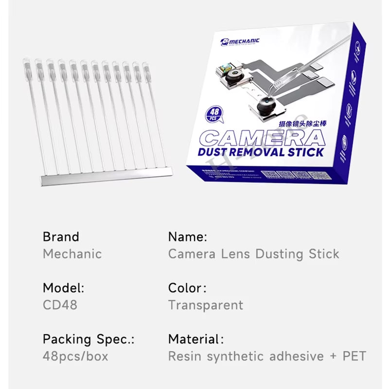 Mechanic CD48 Camera Portable Lens Cleaner Resin Synthetic Stick Dust Fingerprint Removal for Phone Lens Screen Cleaning Tool