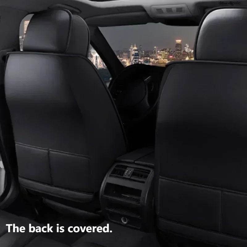 Auto Set Car Seat Covers PU Leather Signle Front Split Protector Four Season Universal Fit Most Car SUV Car Accessories