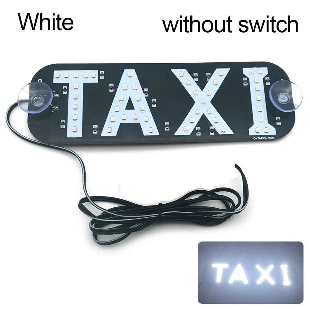 LED Taxi Light With/Without Switch 45SMD 2835 Car Signal Lamp Cab Indicator Light Panel Signal Beacon Windscreen Car Accessory