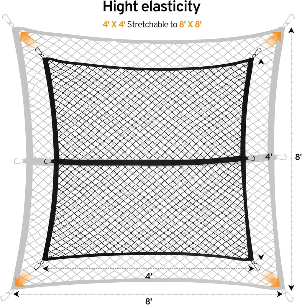 Cargo Net for Ford F150, F250, F350 Super Duty Pickup Truck Bed (2000-2025)