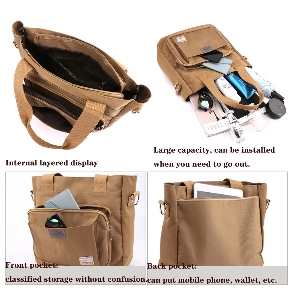 Ablanczoom Handbags Womens Tote Bags Quality Women Crossbody Shoulder Bags Large Capacity