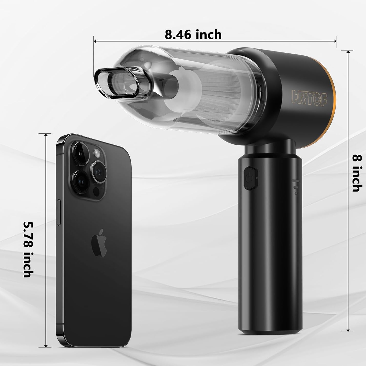 Ultimate 20000Pa Cordless Car Vacuum Cleaner - Powerful Handheld Mini Vacuum with Brushless Motor & Crevice Tool for Spotless Interior Cleaning