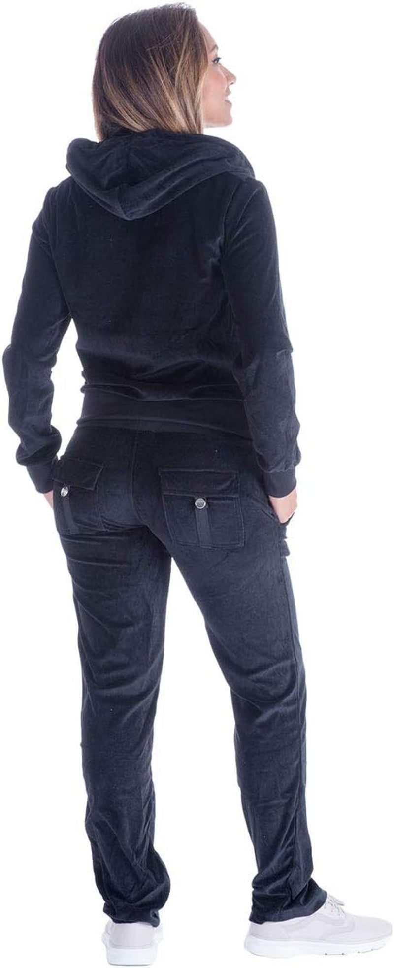 Yasumond Velour Tracksuit Womens 2 Pieces Joggers Outfits Jogging Sweatsuits Set Soft Sports Sweat Suits Pants