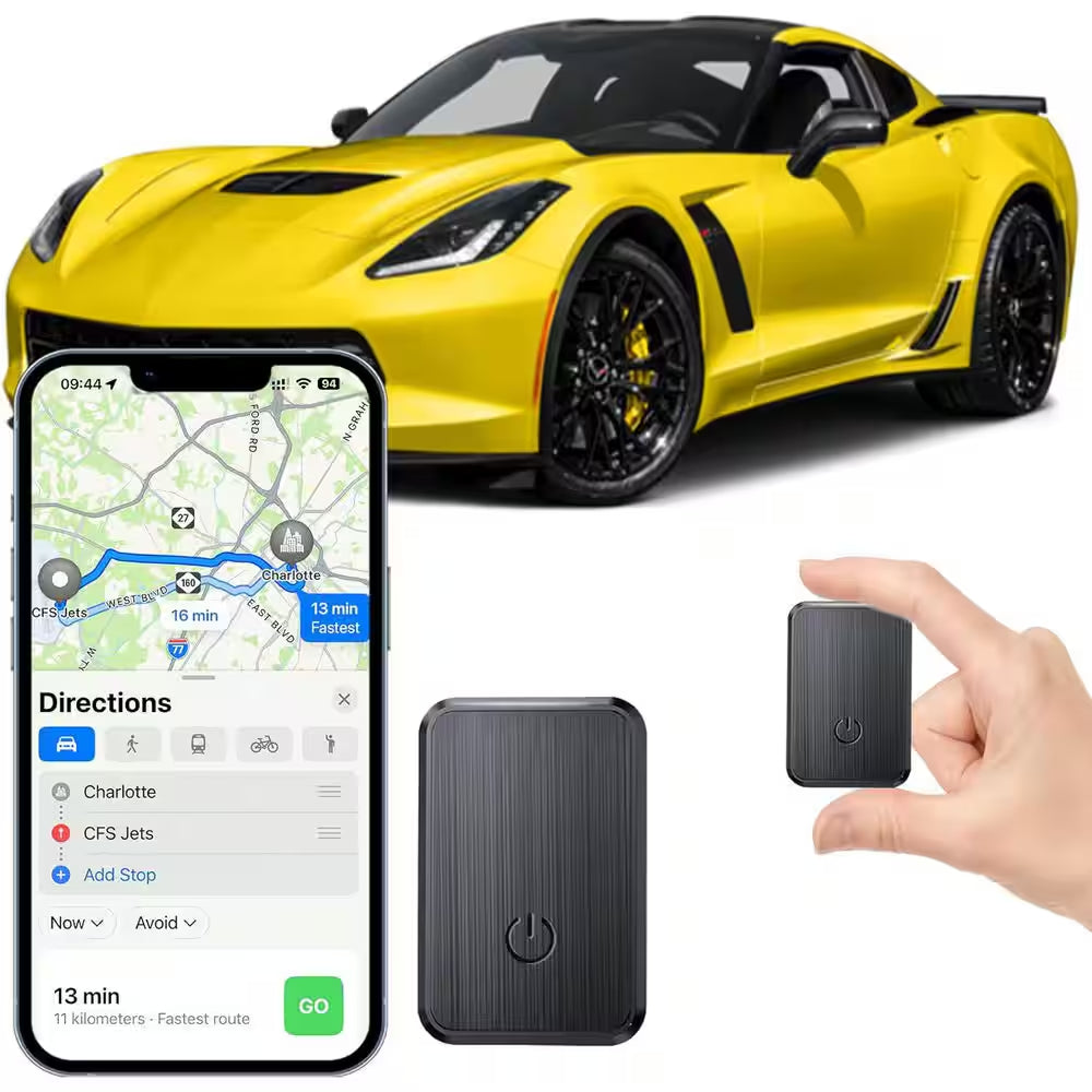 Magnetic Mini GPS Tracker Real-Time Locator for Vehicles with Full Global Coverage No Subscription Fee