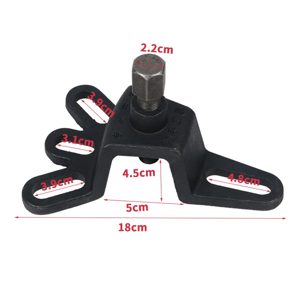 Universal Brake Drum Puller Tool Handheld 4 Hole Wheel Hub Puller Special Removal Tool for Motorcylce Tricycle Accessories