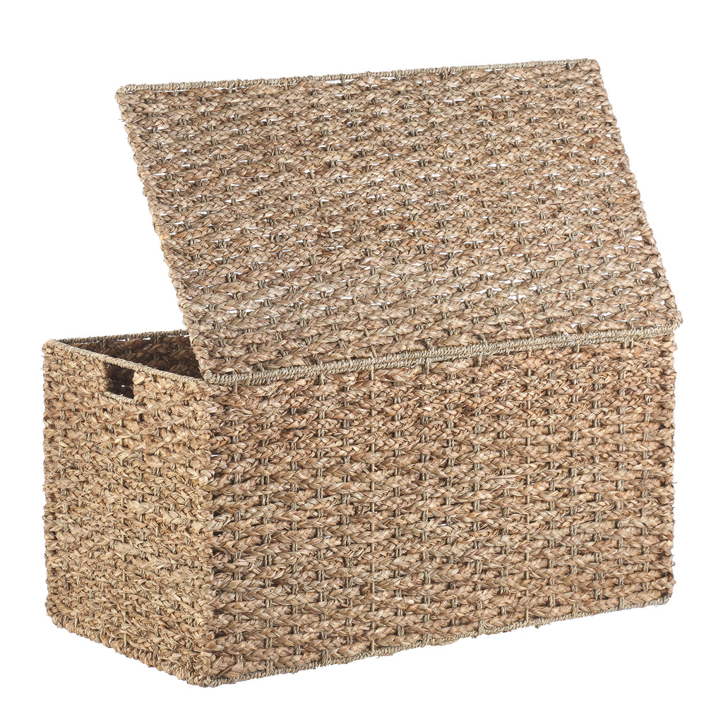 XL Braided Seagrass Storage Trunk