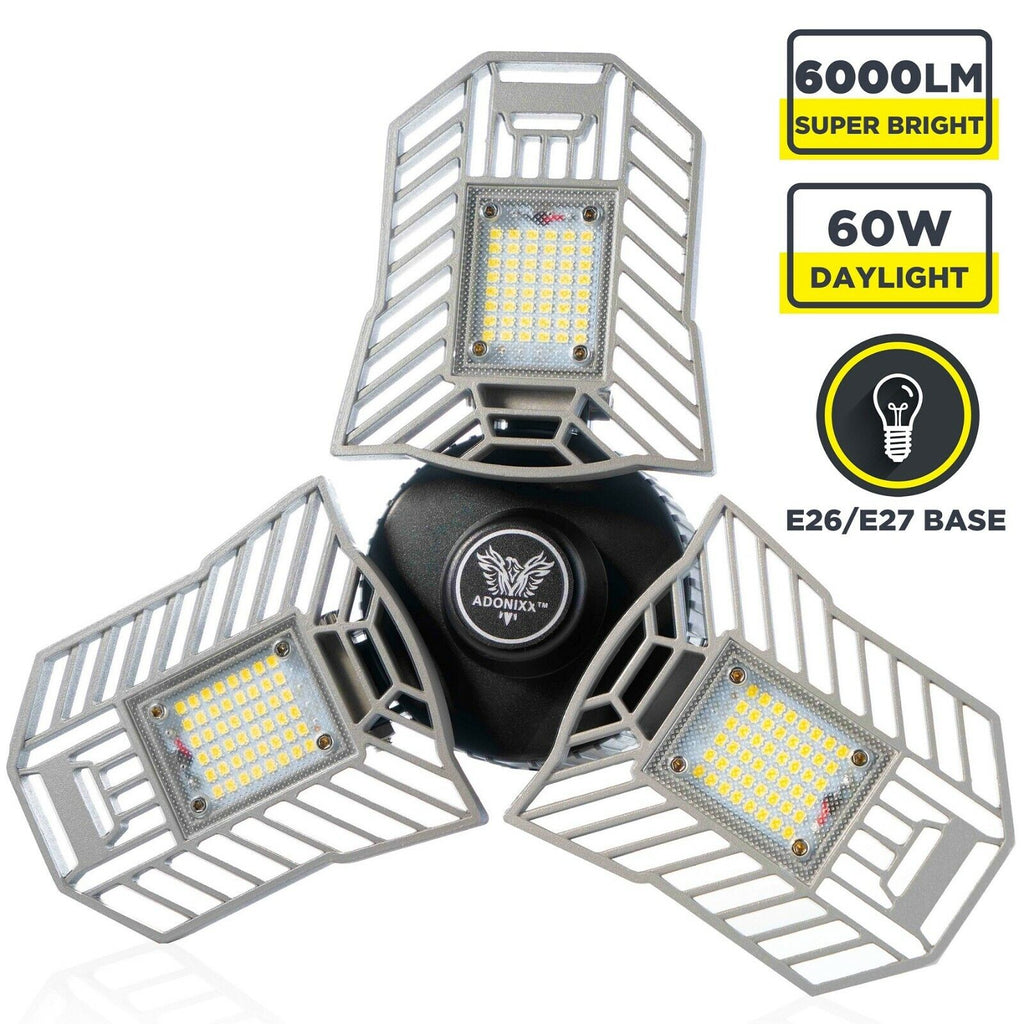 LED Adjustable Garage Lighting Solution