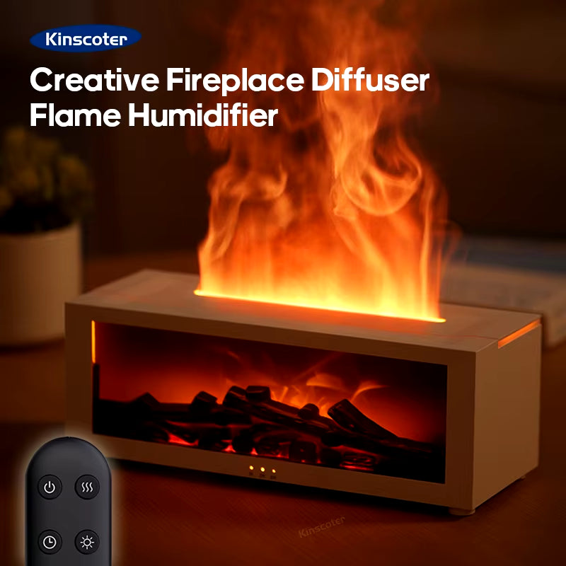 Elegant Waterless Essential Oil Diffuser & Humidifier with LED Light and Remote Control - Perfect Home Gift!