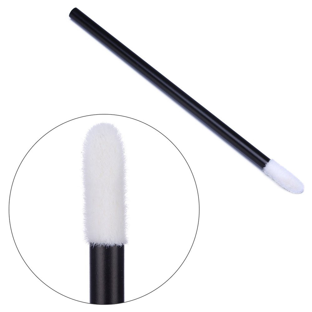 200 Disposable Lip Wands - Lint-Free Lip Brushes for Effortless Lipstick & Gloss Application - 200 Pack Beauty Tool