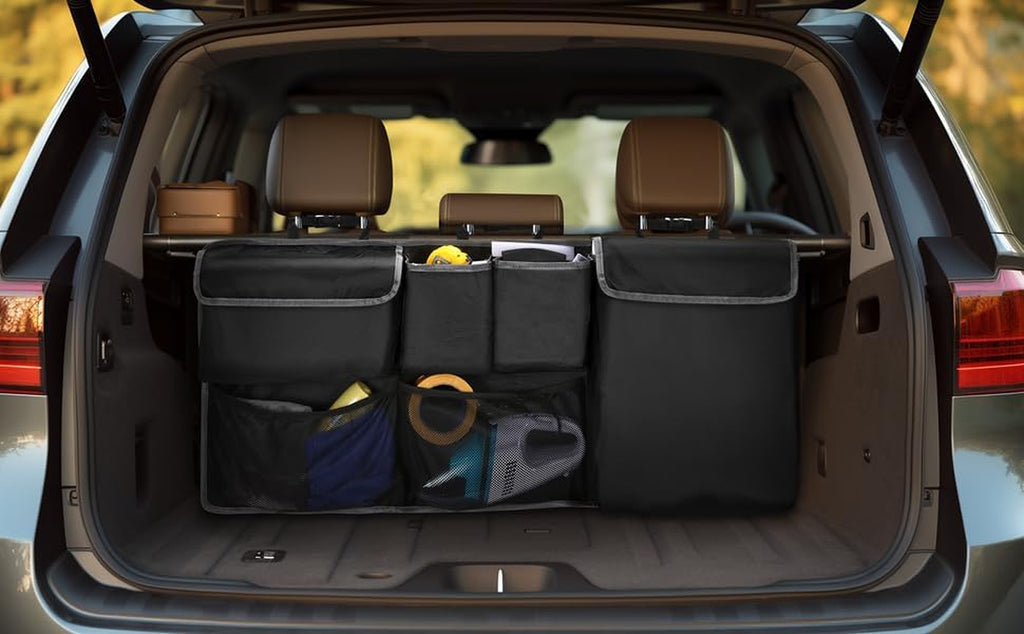 Ultimate Jeep Trunk Organizer & Backseat Hanging Bag - Fits Wrangler, Grand Cherokee, Renegade, Cherokee, Compass & More (2000-2026)