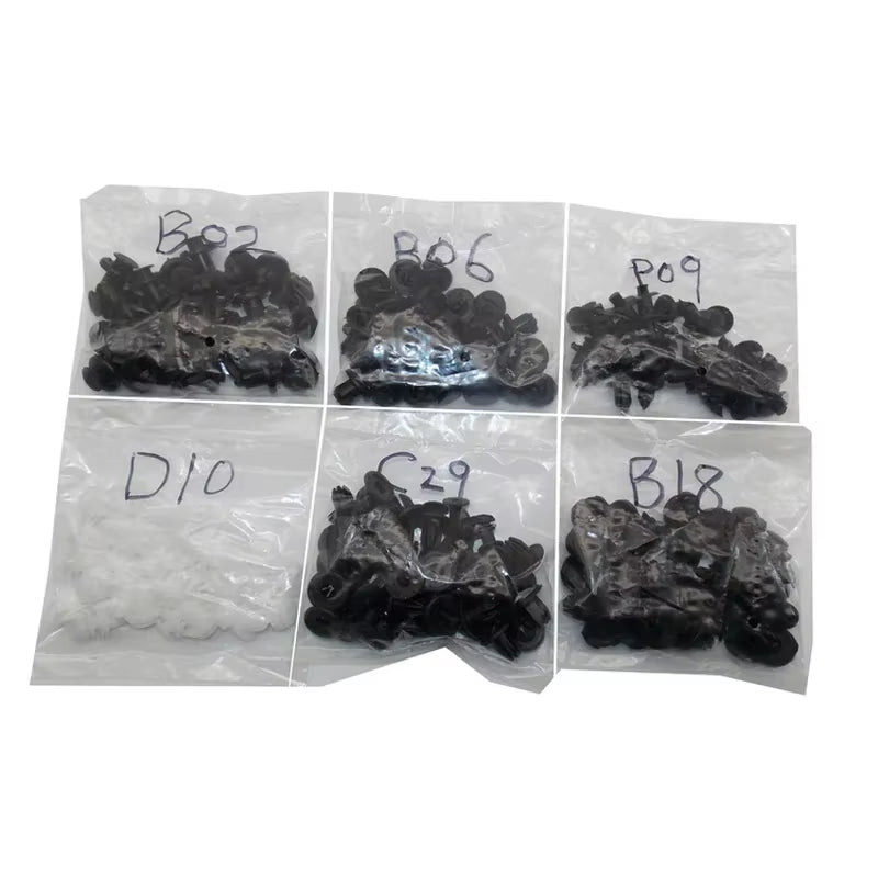 180Pcs Auto Fastener Clips & Push Retainer Pin Rivet Kit - Essential Car Accessories for Honda Civic, Accord, CR-V and More!