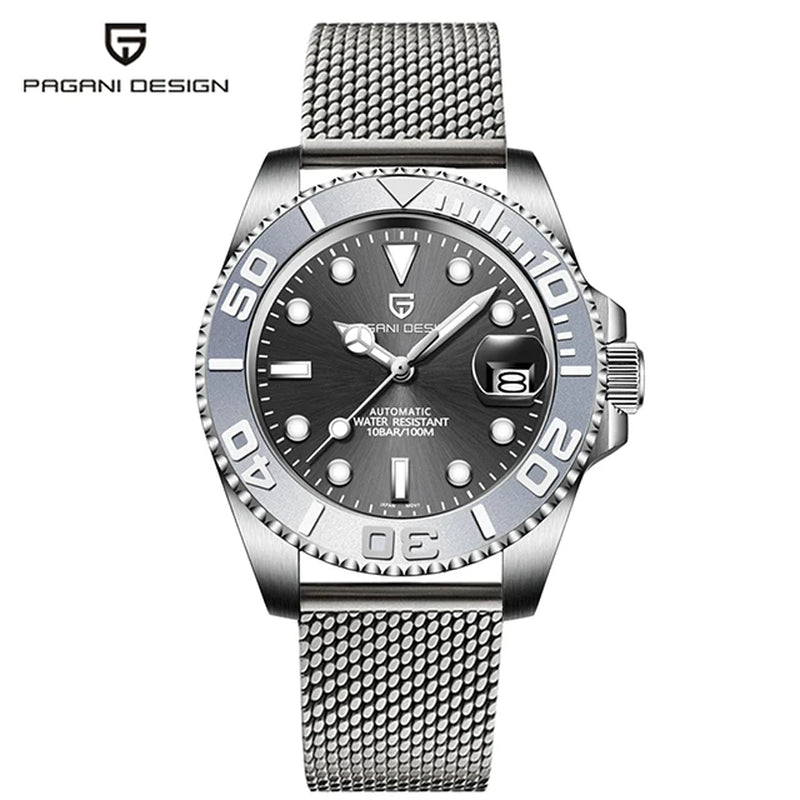 PAGANI DESIGN Top Brand Sports Men Mechanical Wristwatch Sapphire Luxury Automatic Watch Men'S Stainless Steel Waterproof Clock