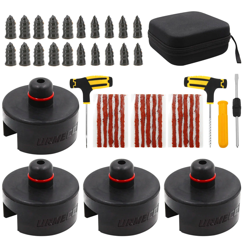 Dual-Use Car Rubber Pad Fits Lifting Jack & Jack Stand Adapter for Tesla Model 3 S X Y Tire Repair Tool Accessories Storage Box