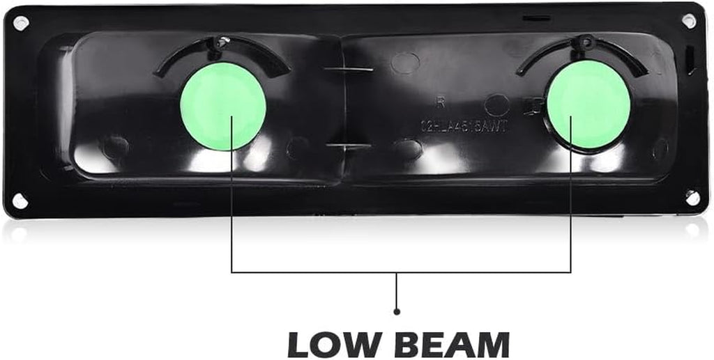 Headlight and Corner Lamp Set for 1994-1998 Chevy C/K 1500, 2500, 3500, Tahoe