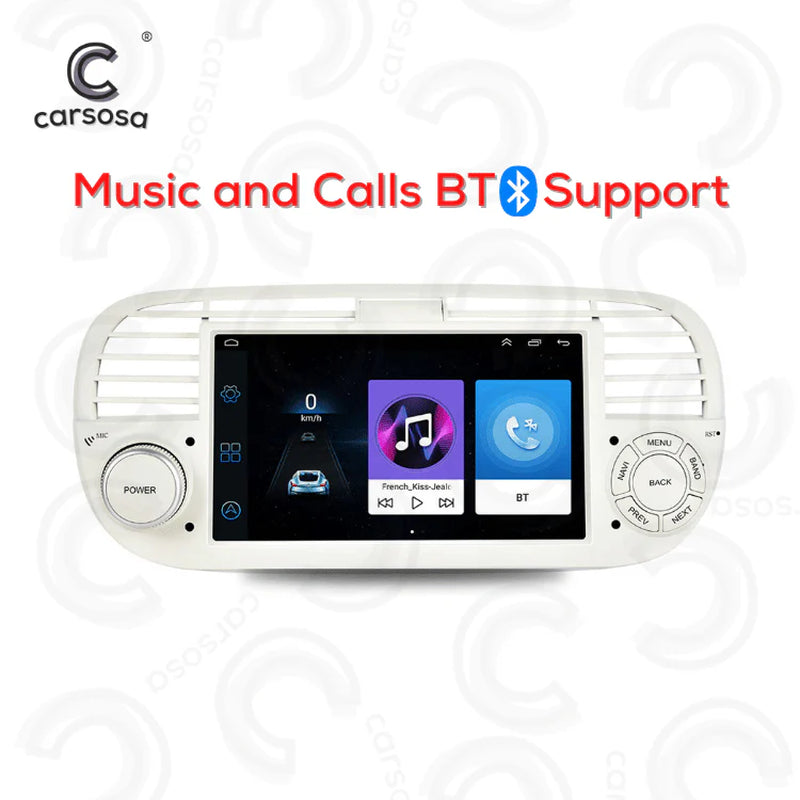 FIAT 500 & Abarth | 2008-2015 | Apple Carplay & Android Auto | 7.0" Car Radio