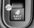 Eject Seat Decal for Car Button, Funny Car Accessories (2 Pack)